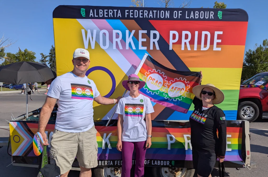 UCTE members take part in Calgary Pride 2025 | Des membres de l'UCET font partie de Calgary Pride 2025