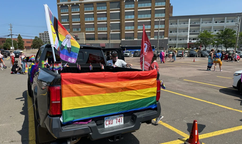 UCTE members take part in River of Pride 2025, Moncton | Des membres de l'UCET font partie de River of Pride 2o25, Moncton