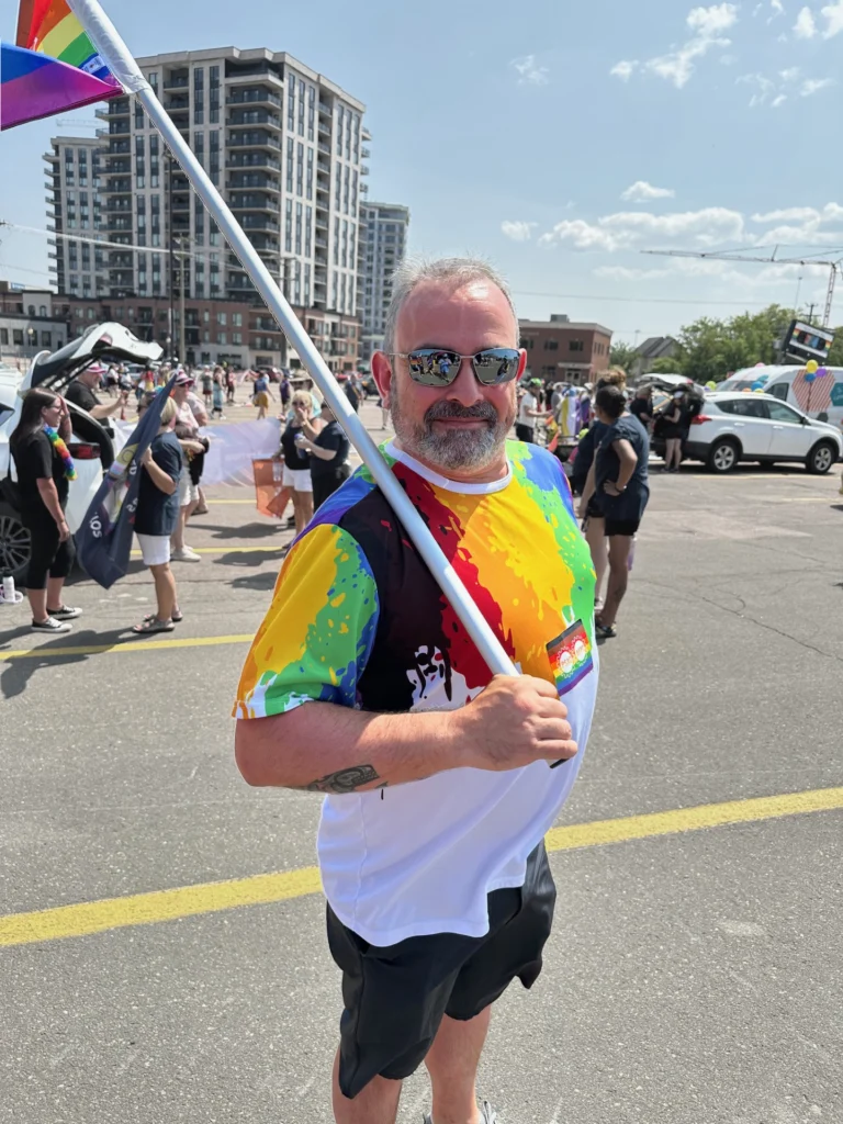 UCTE members take part in River of Pride 2025, Moncton | Des membres de l'UCET font partie de River of Pride 225, Moncton