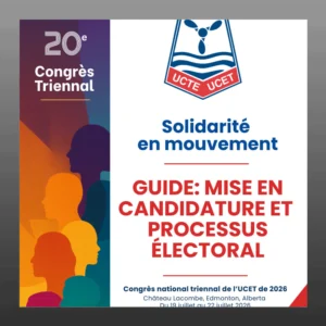 Guide -- Mise en candidature & processus electoral