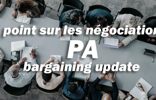 Groupe PA : Décision de la Commission des relations de travail concernant le processus de la Commission de l&rsquo;intérêt public
