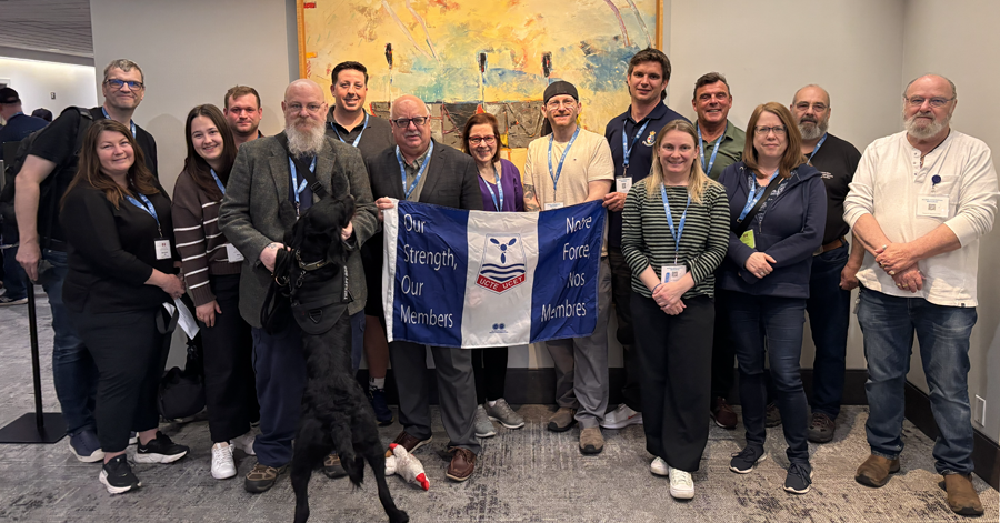 UCTE delegation at 2026 PSAC B.C. conference | Délégation de l'UCET au congrès de l'AFPC de Columbie-Britannique 2026